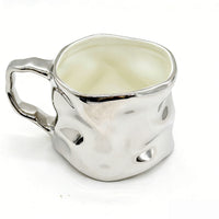 Ceramic Cup with Modern Wavy Design 2