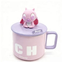 Ceramic cup with lid and Disney character 3