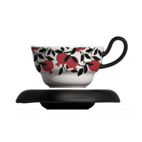 Ceramic cup with decorative plate 5