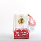 with straw & lid card wrap  empty paper box