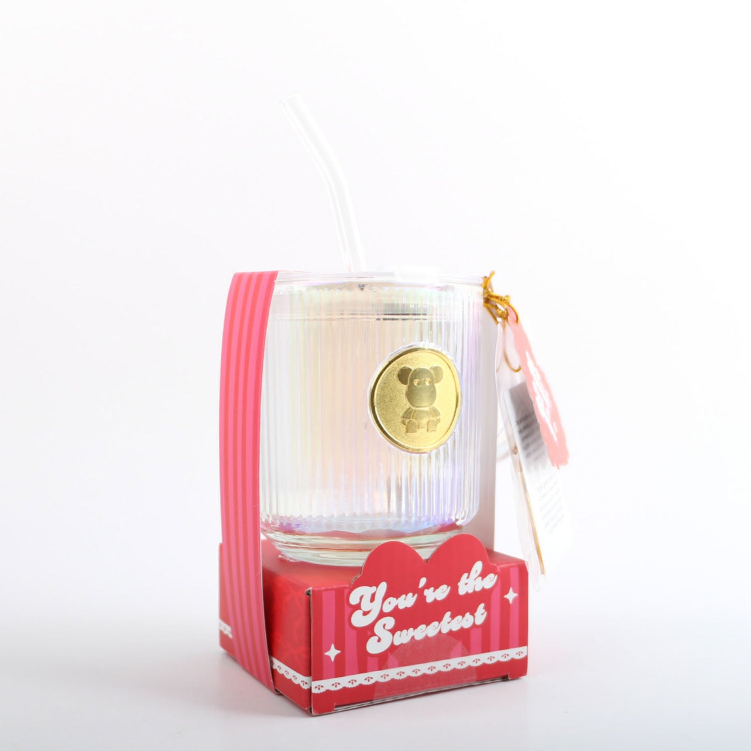 with straw & lid card wrap  empty paper box