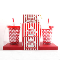 Movie Night In Set with Cups and Snack Box 1