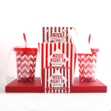 Movie Night In Set with Cups and Snack Box 1
