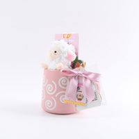 Ceramic cup gift set with cute plush 2