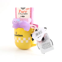 Ceramic cup Catpuccino Gift Set with Cat Design 5