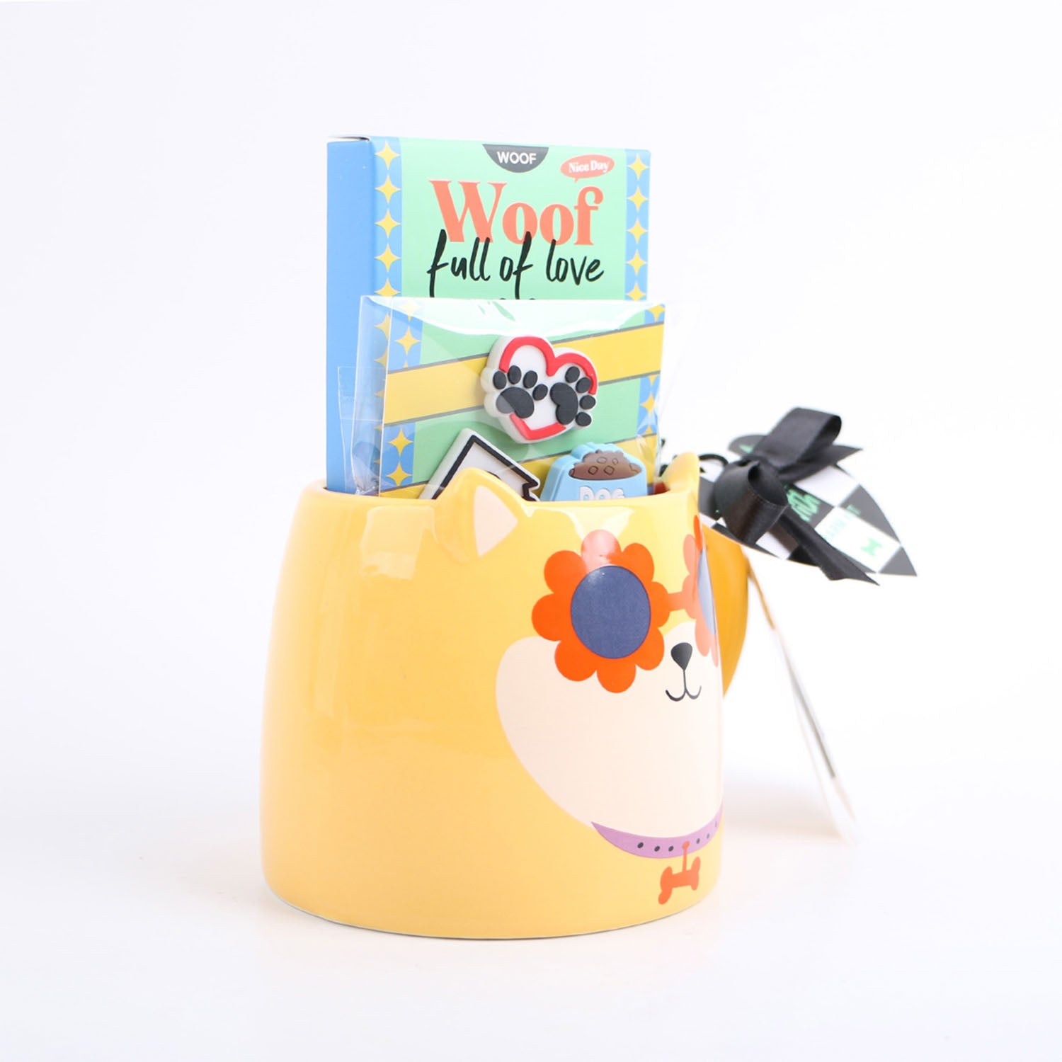 Dog Design Ceramic Gift Mug with Accessories 3