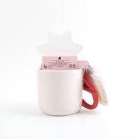 Pink Star Hair Clip Accessory Mug Set 5