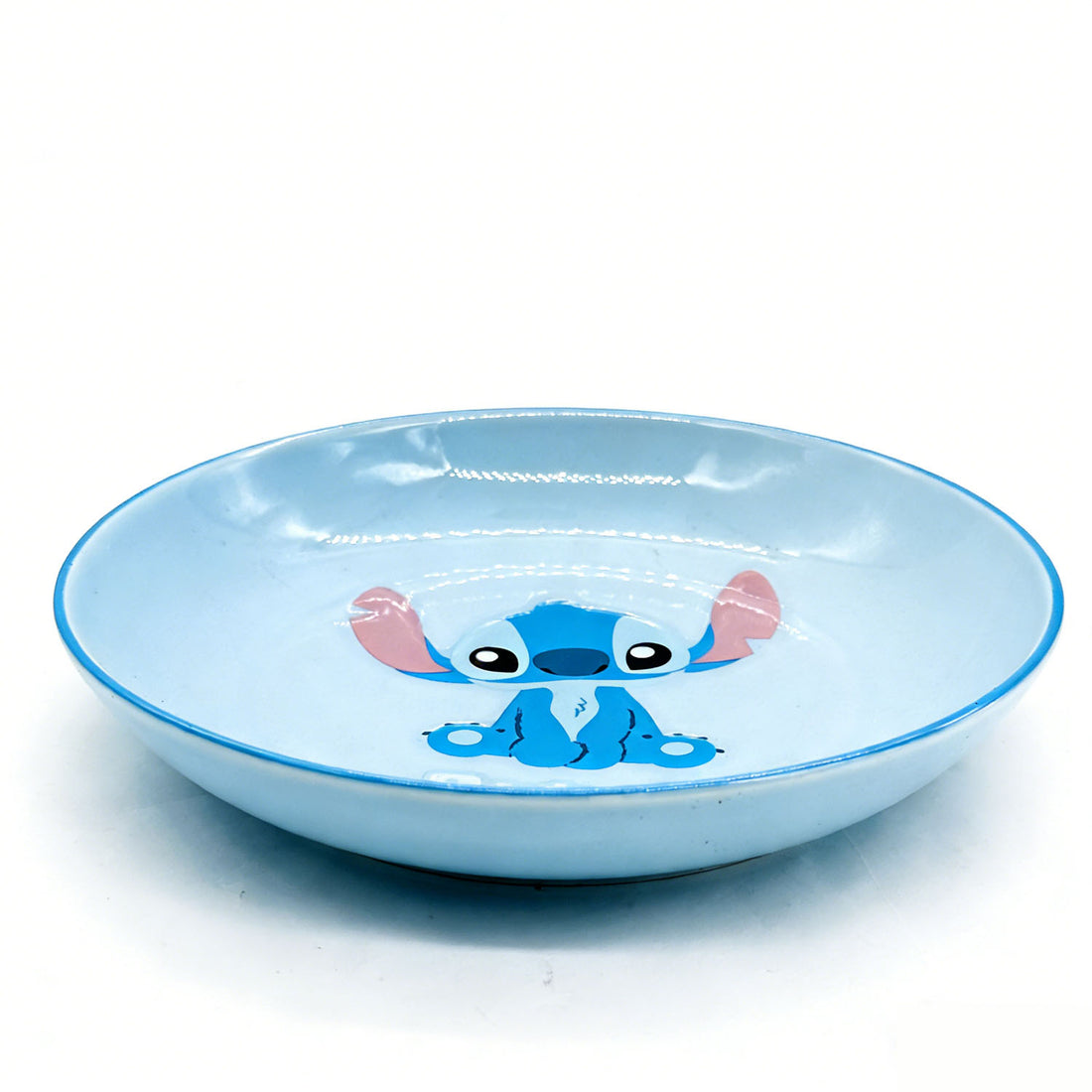 8-inch colored glaze relief plate with Stitch,