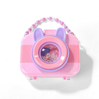 Pink Cartoon Design Makeup Kit with Accessories Bag 4
