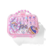 Pink Cartoon Design Makeup Kit with Accessories Bag 1