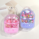 Colorful Bead Set in Clear Cute Design Case 3