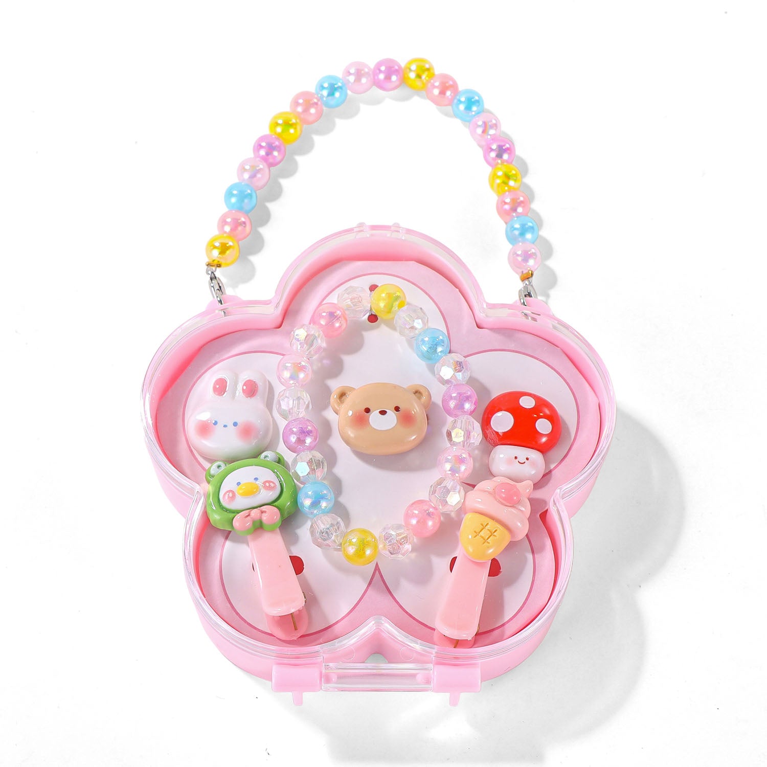 Doll Set with Hair Accessories for Kids 2