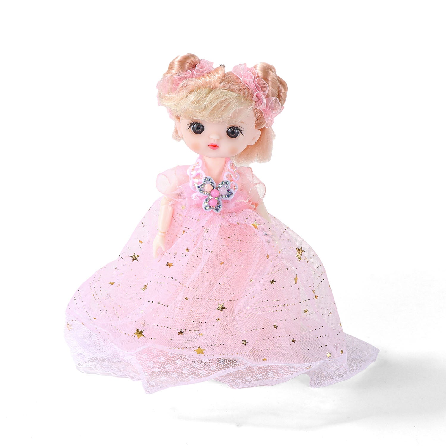 Doll Set with Hair Accessories for Kids 5
