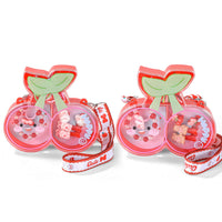 Kids Cherry-Shaped Jewelry Set with Transparent Bag 5
