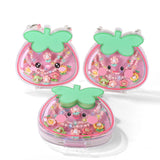 Kids Strawberry Jewelry Set with Pink Beaded Chains 2