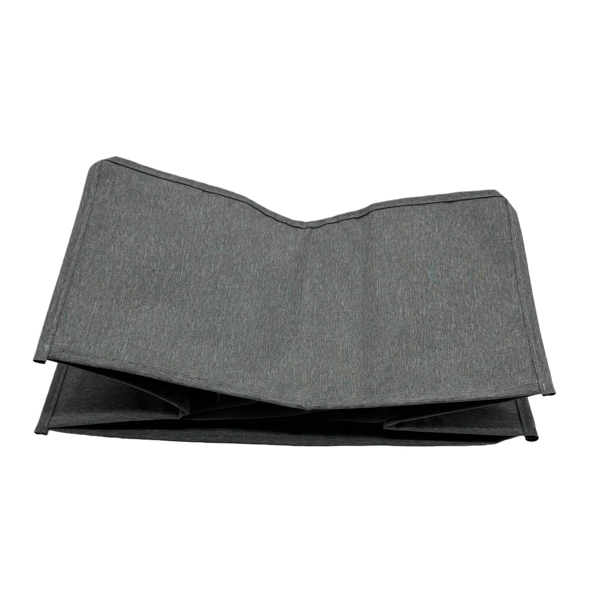 Fabric Clothes Organizer with Inner Divider - Grey 5