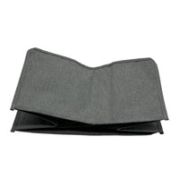 Fabric Clothes Organizer with Inner Divider - Grey 5