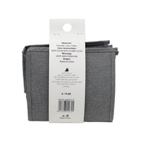 Fabric Clothes Organizer with Inner Divider - Grey 4