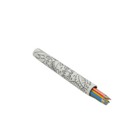 Coloring paper tape roll with black outline scene and a set of colored pencils