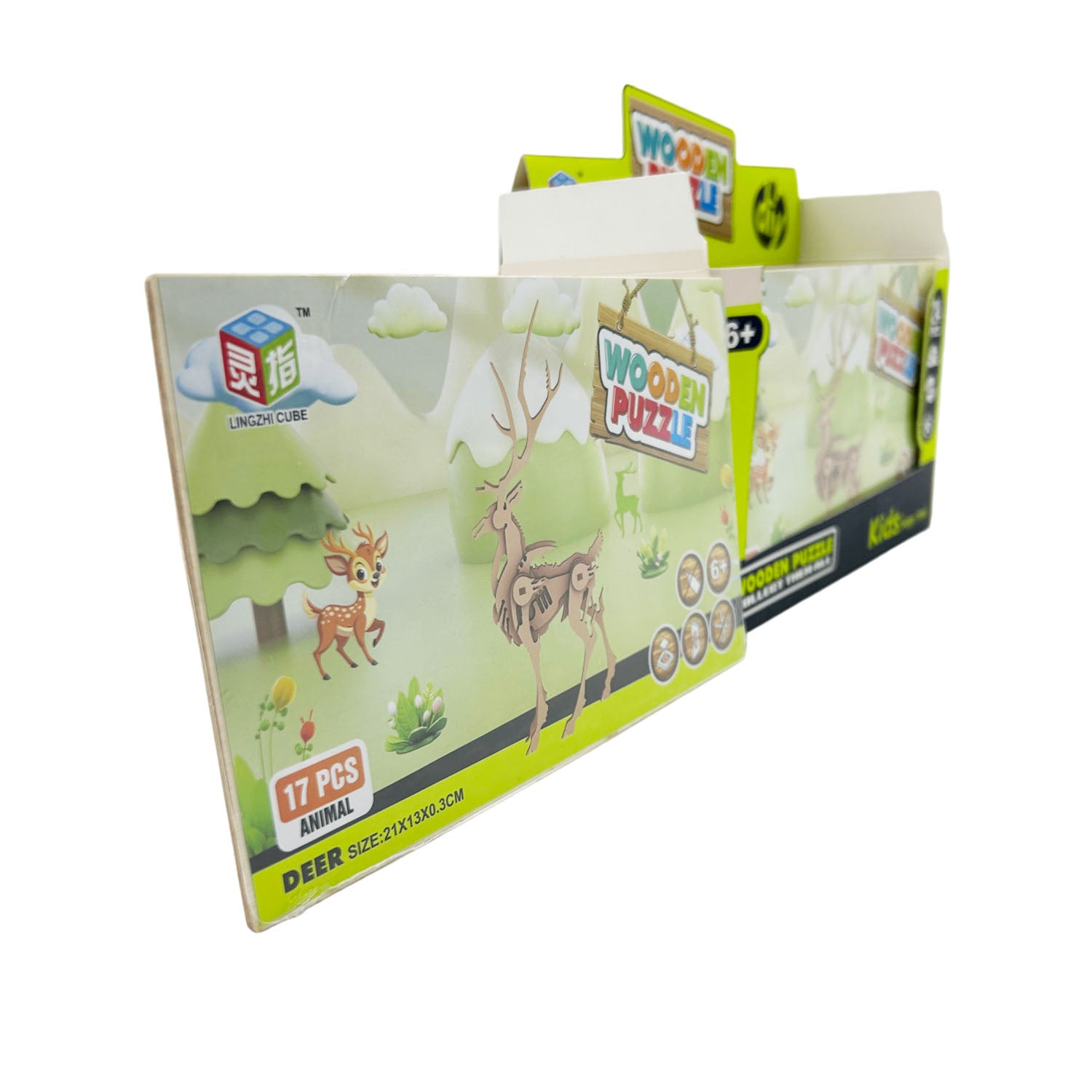 3D Wooden Puzzle Deer Design 3