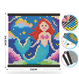 Mermaid Bead Grid Puzzle Kit for Kids