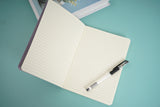 Simple pure color car line notebook/purple