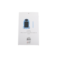 Digital drawing pad retail package back with price and barcode