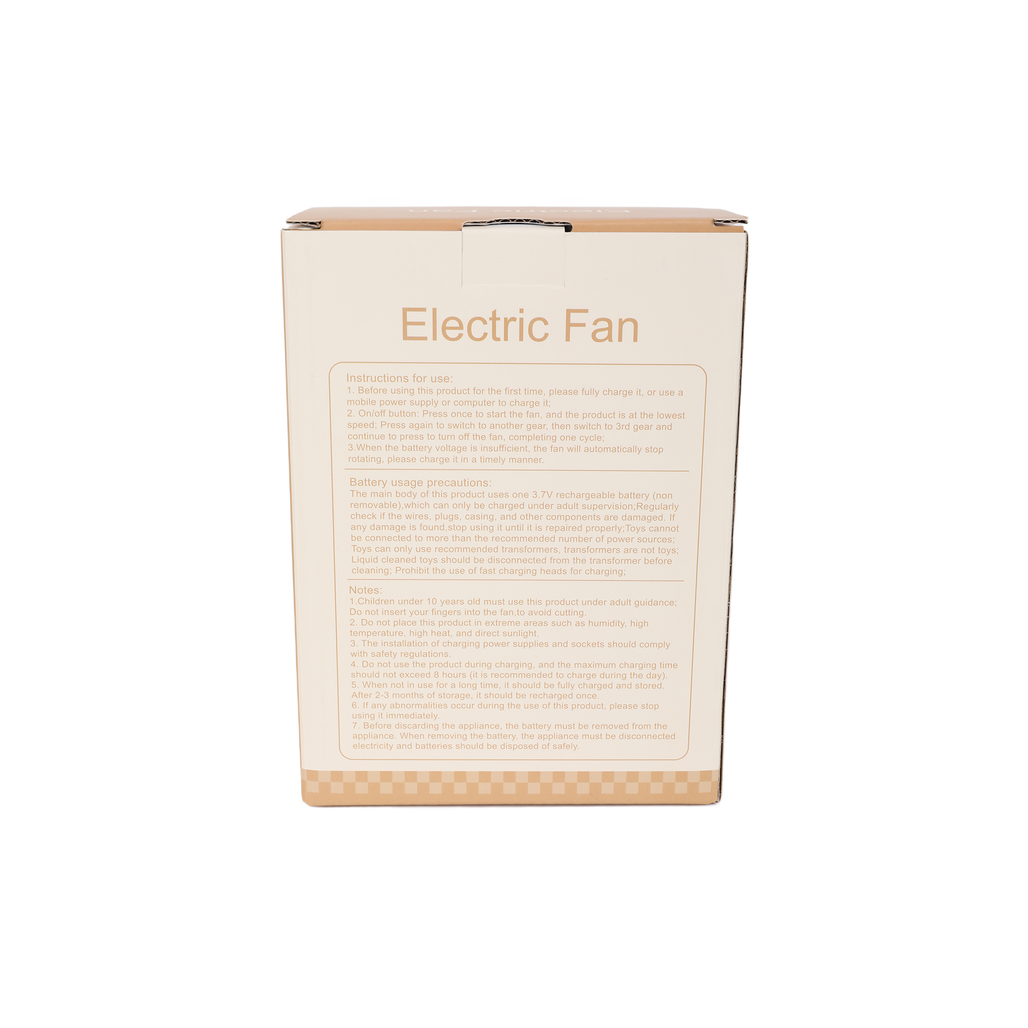 Compact Desktop Fan with Convenient Handle 5