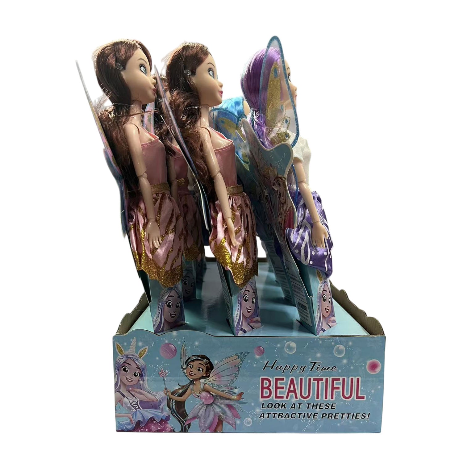 Fairy Doll with Shiny Wings and Colorful Design 3