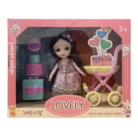 Lovely Doll with Stroller and Play Accessories 1