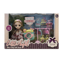 Beautiful Baby Girl Doll with Laundry Playset 1