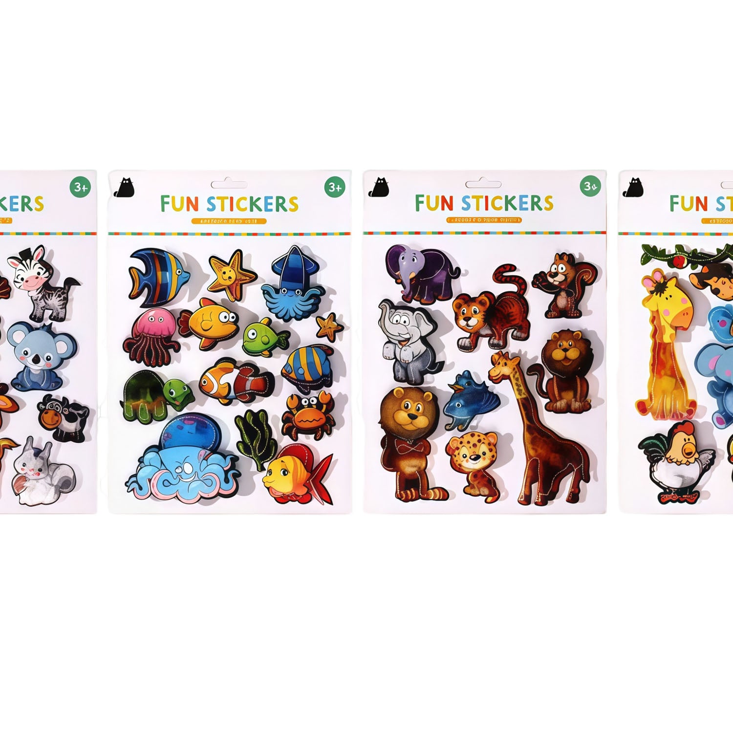 Animal Stickers for Kids - Colorful Collection 2