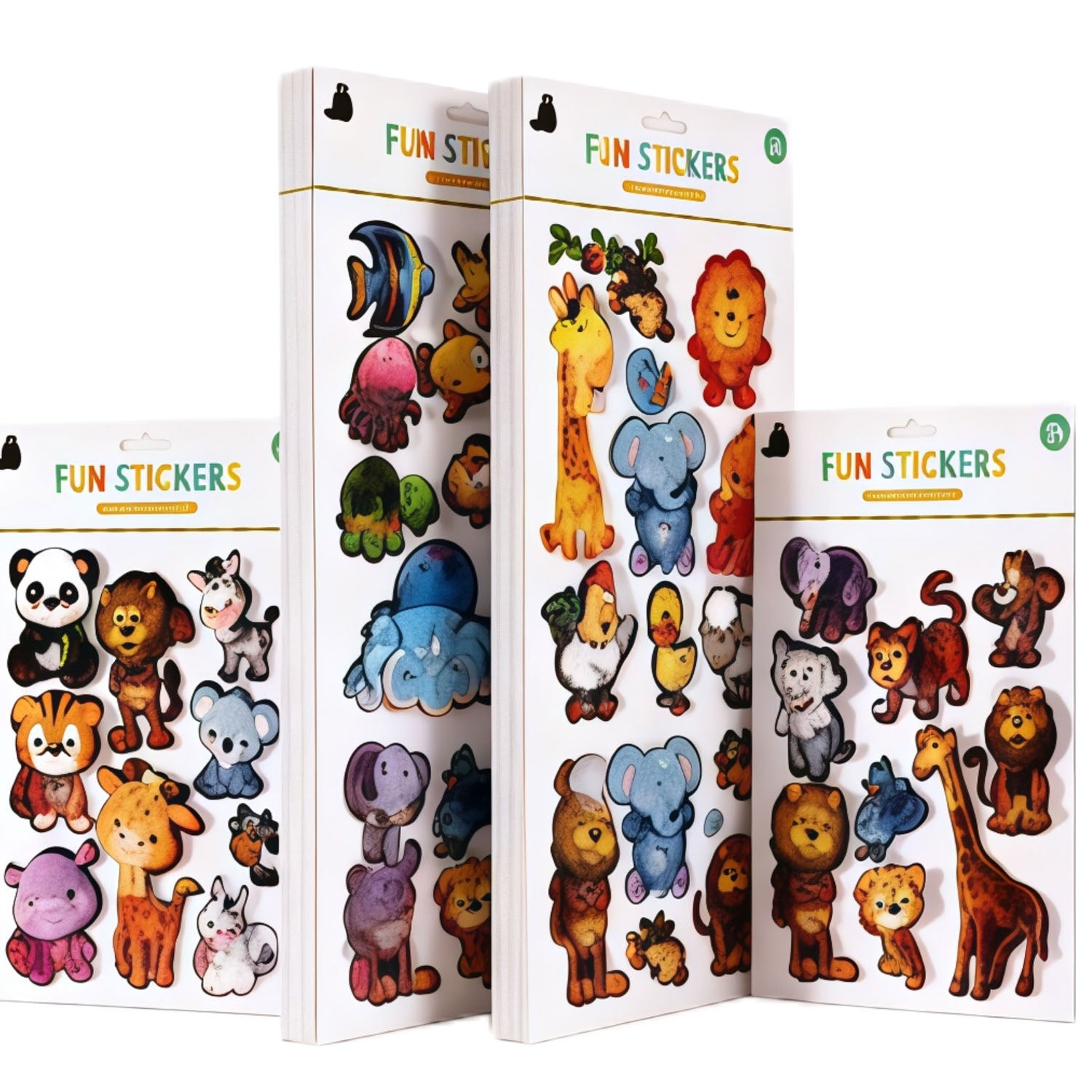 Animal Stickers for Kids - Colorful Collection 3