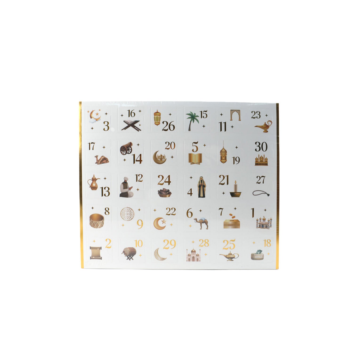 Luxury Islamic Ramadan Countdown Calendar 2