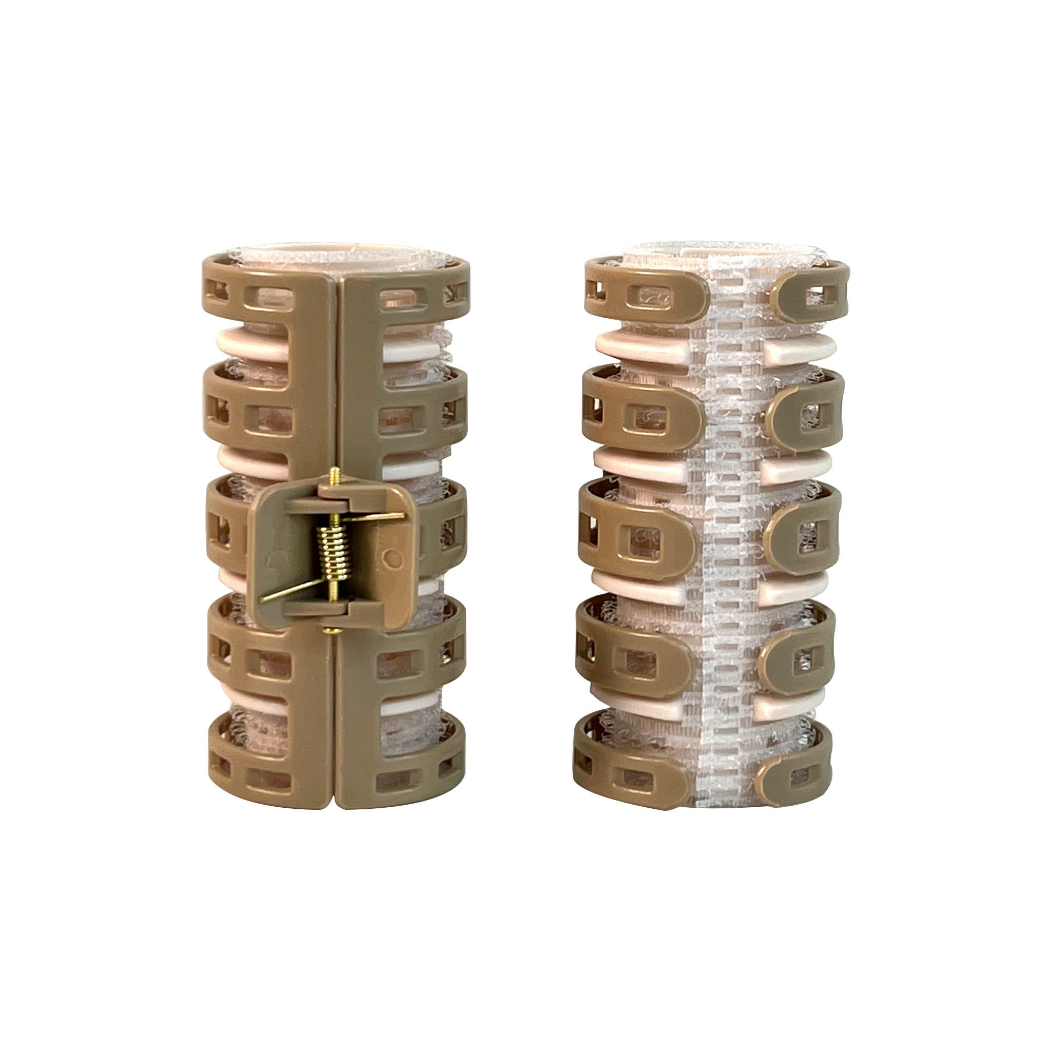 Plastic Medium Hair Rollers with Clips - 2 Pack 2