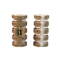 Plastic Medium Hair Rollers with Clips - 2 Pack 2