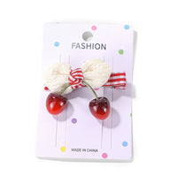 Butterfly and Cherry Hair Clip 2