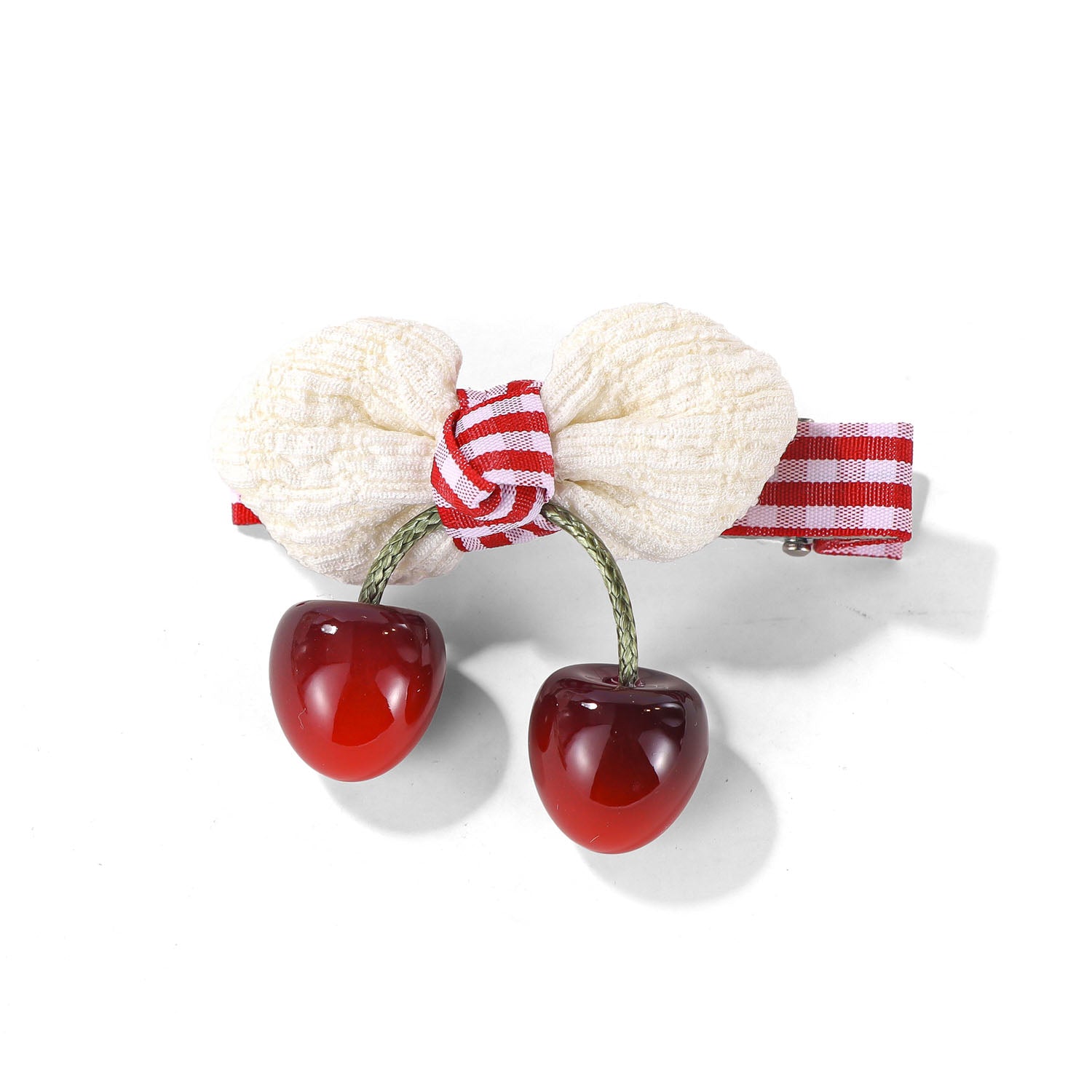 Butterfly and Cherry Hair Clip 1