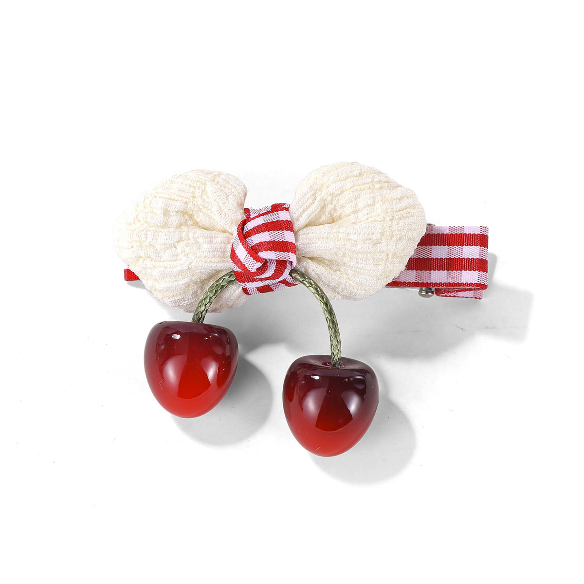 Butterfly and Cherry Hair Clip 1