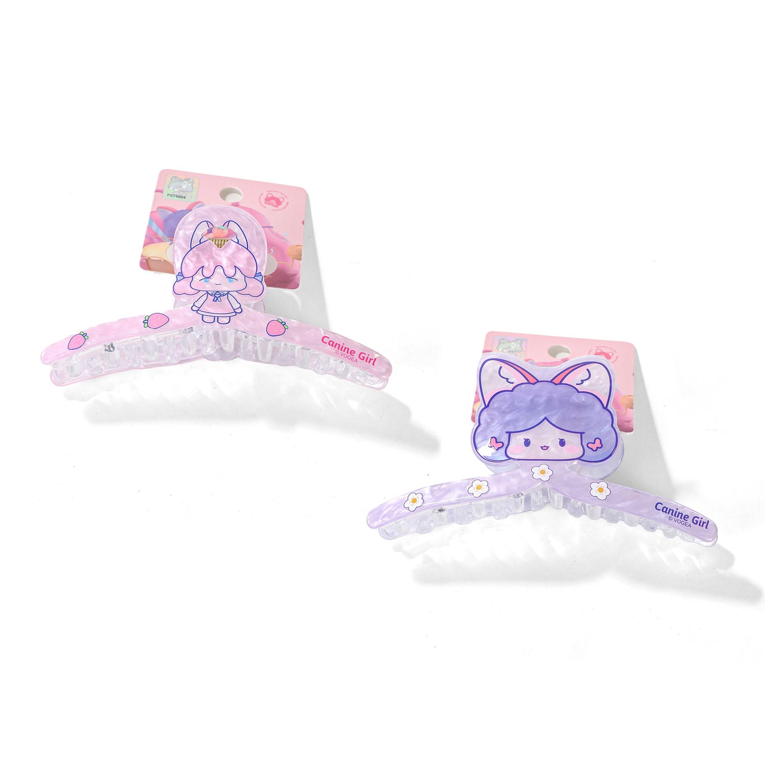 Girls' Hair Clip with Cartoon Pastel Design 5