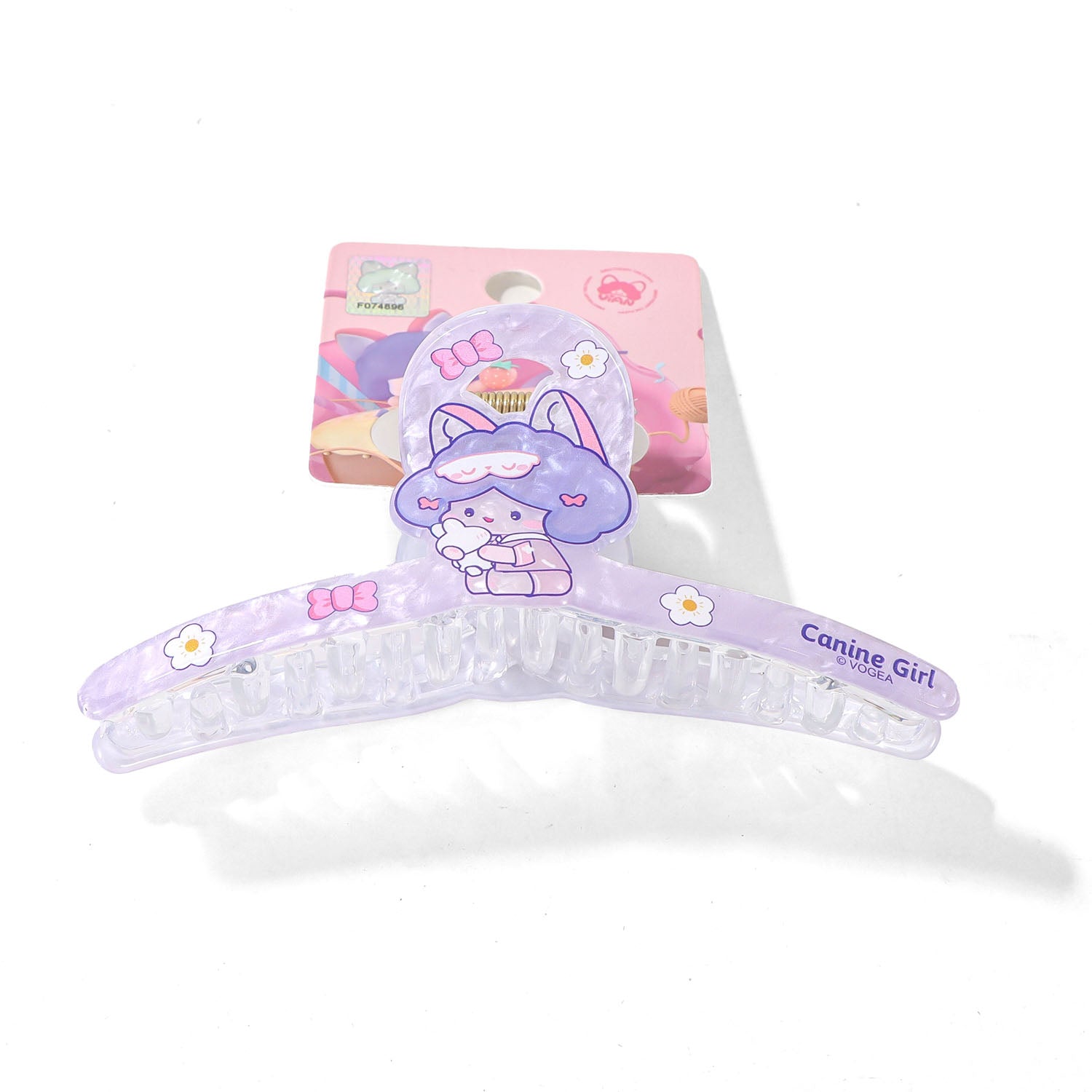 Girls' Hair Clip with Cartoon Pastel Design 1
