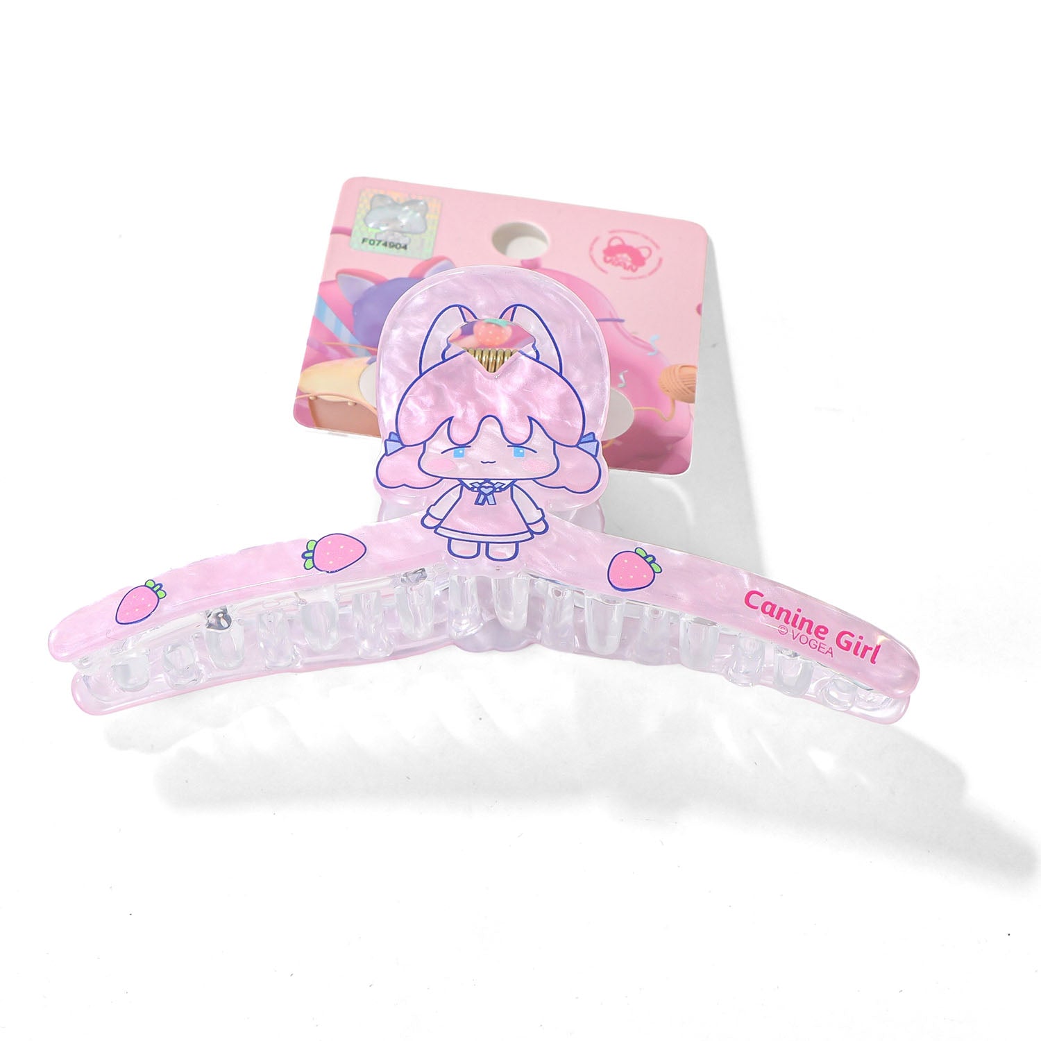 Girls' Hair Clip with Cartoon Pastel Design 3