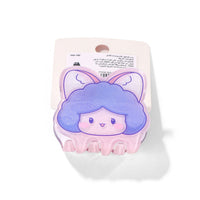 Cute Cartoon Face Hair Clip with Sparkle Design 3