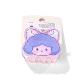Cute Cartoon Face Hair Clip with Sparkle Design 3