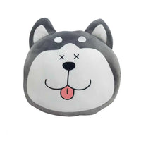 Soft Husky Dog Face Plush Pillow 5