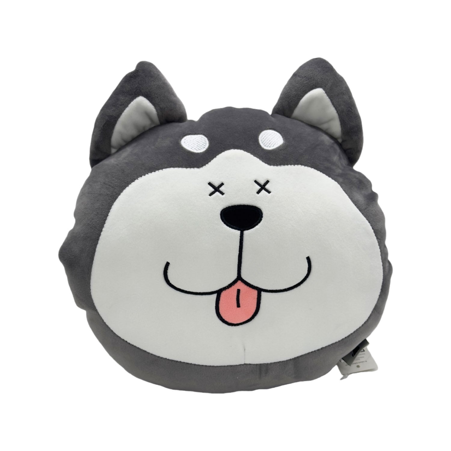 Soft Husky Dog Face Plush Pillow 3