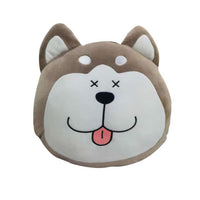 Plush Dog Face Hand Warmer Pillow 3