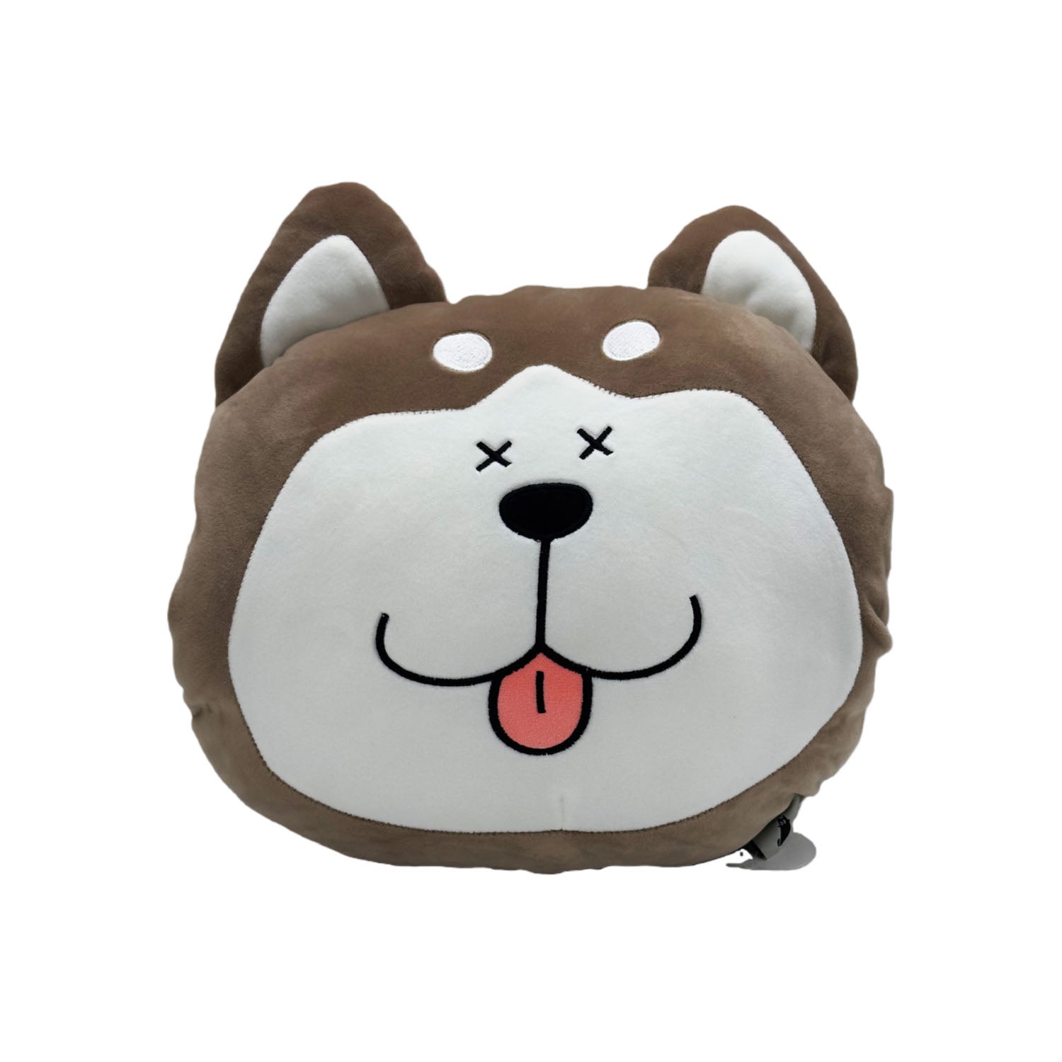 Shiba Inu Hand Warmer Pillow - Dark Brown