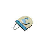 wooden whale hook Size 52x52x10mm