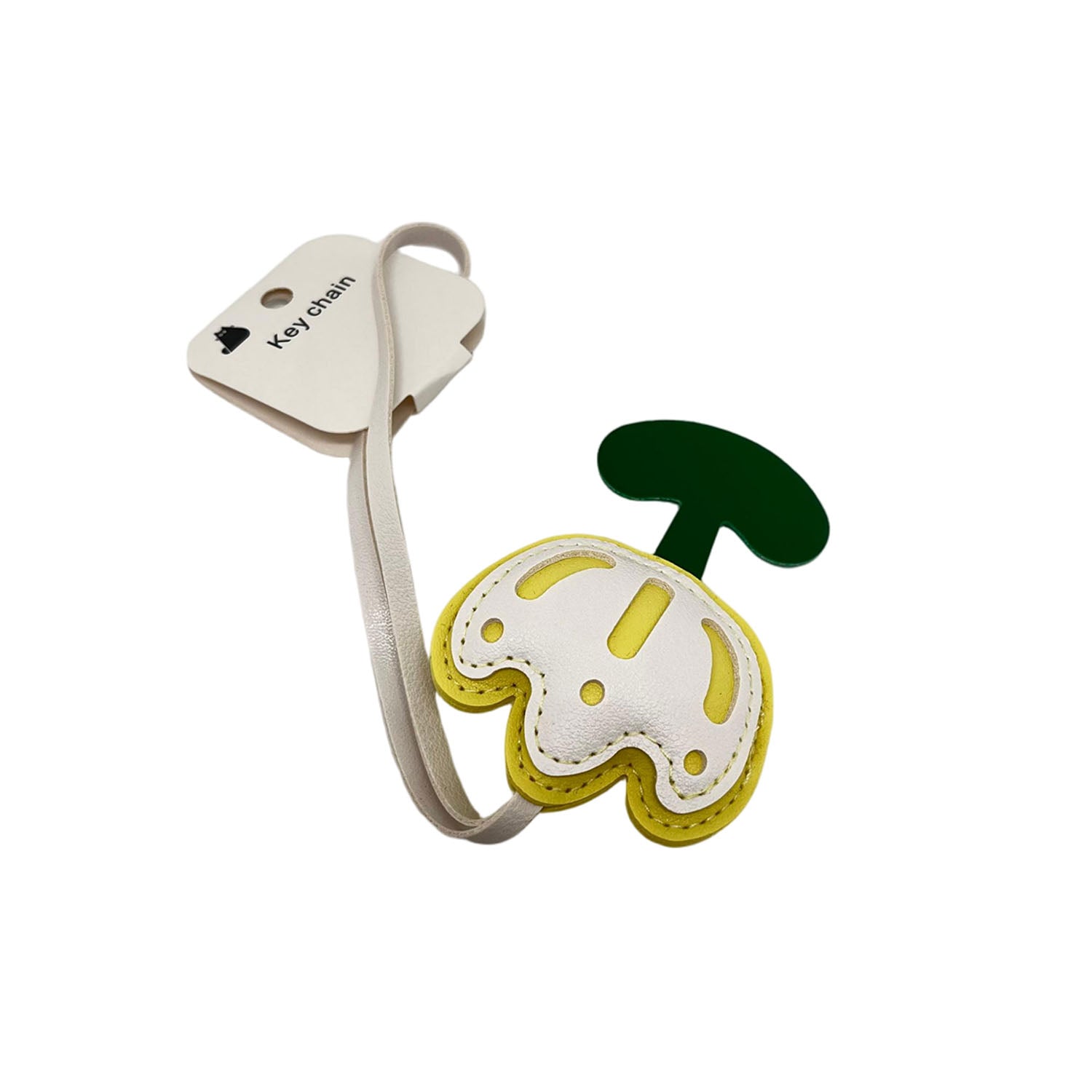 Yellow Flower Shaped Keychain (2)